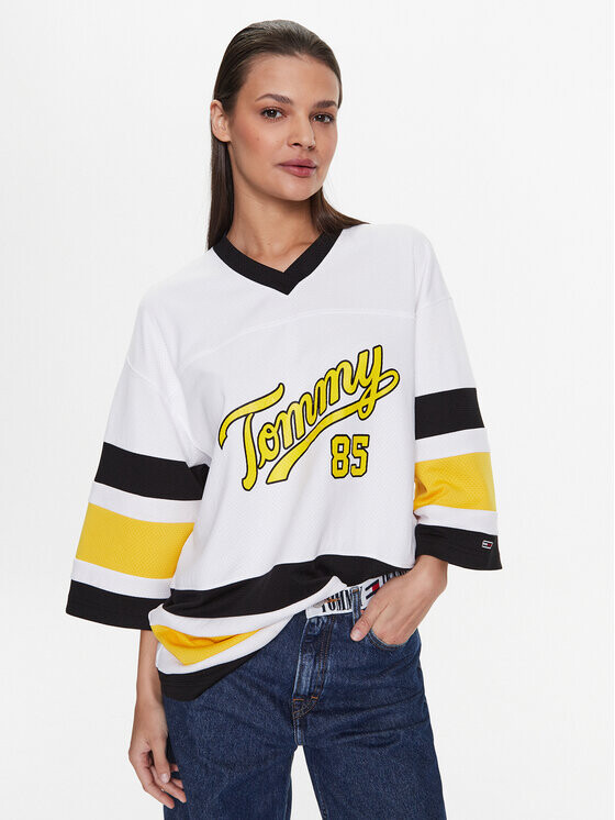 

Блузка оверсайз Tommy Jeans, белый