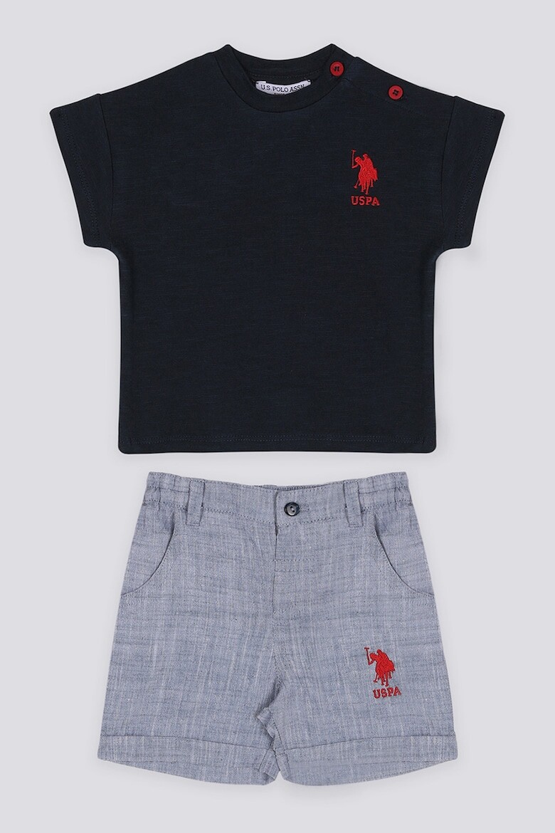

Хлопковая футболка и шорты U S Polo Assn , белый