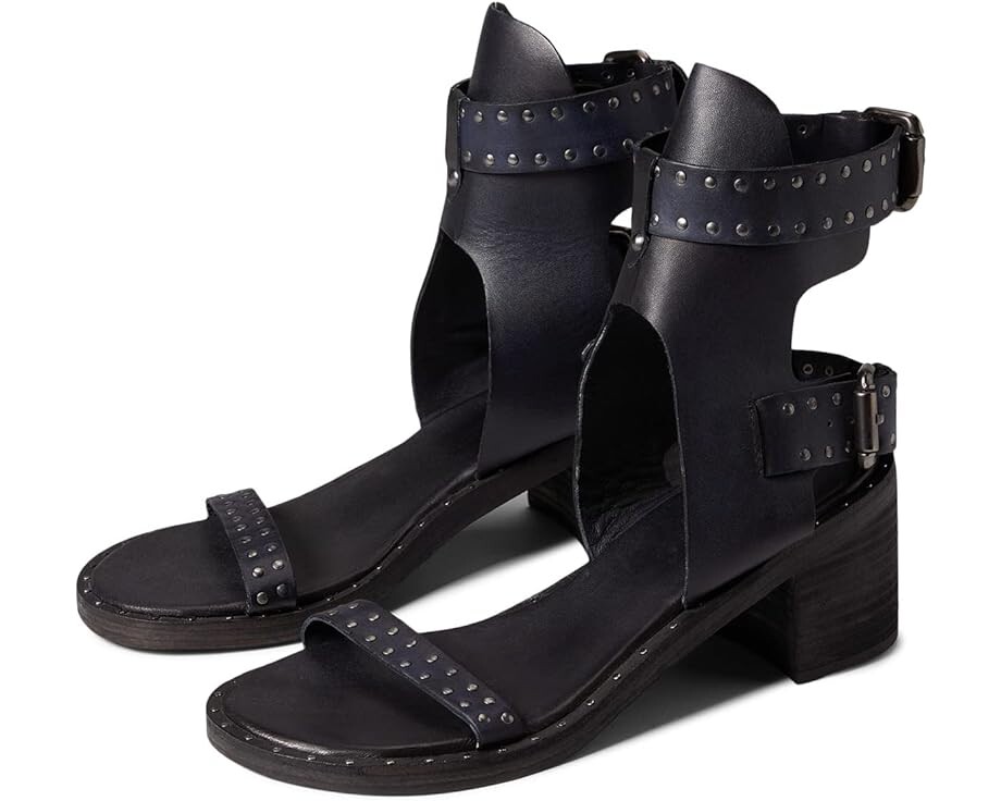 

Туфли Free People Happiness Heeled Sandal, цвет Washed Black