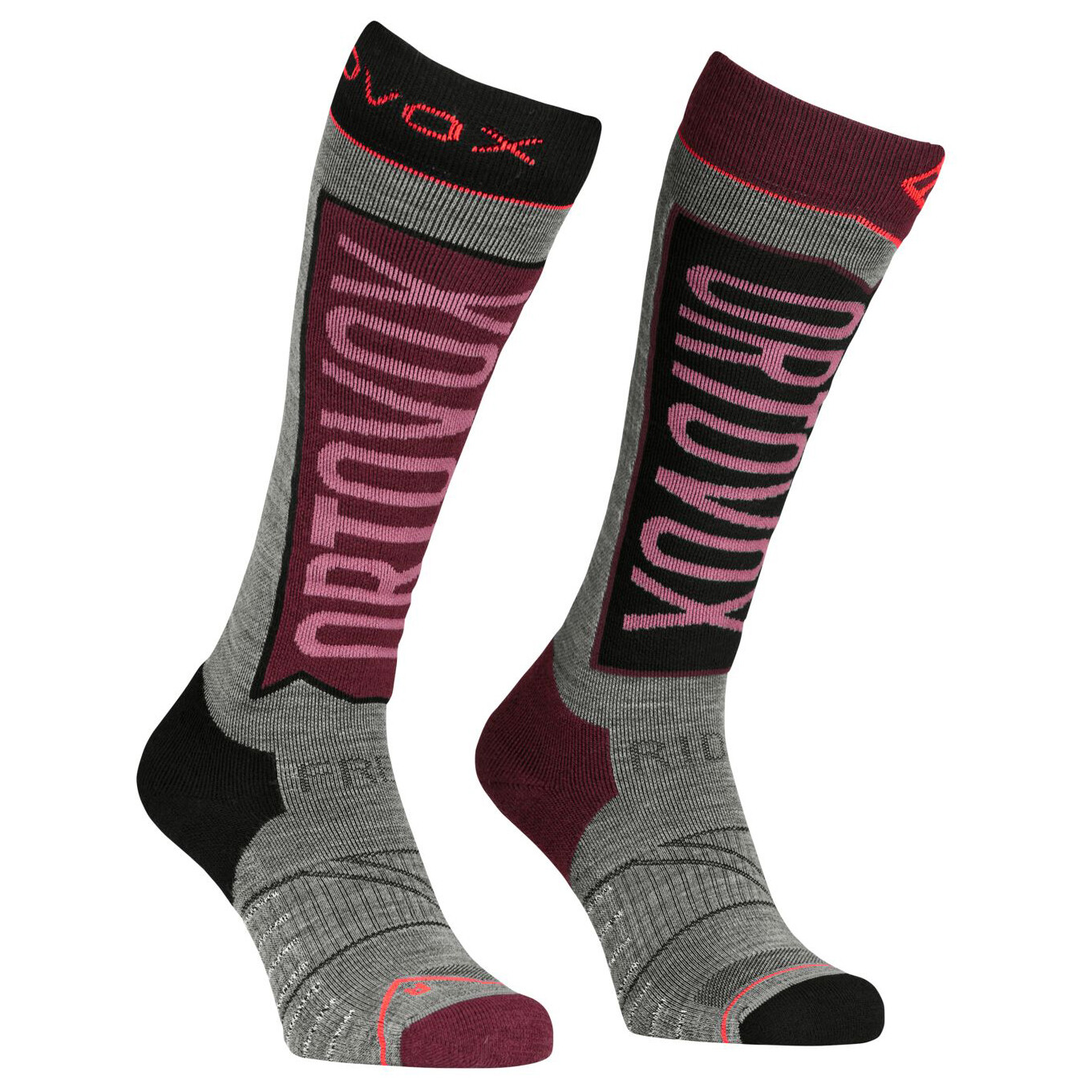 

Лыжные носки Ortovox Free Ride Long Socks, цвет Mountain Rose