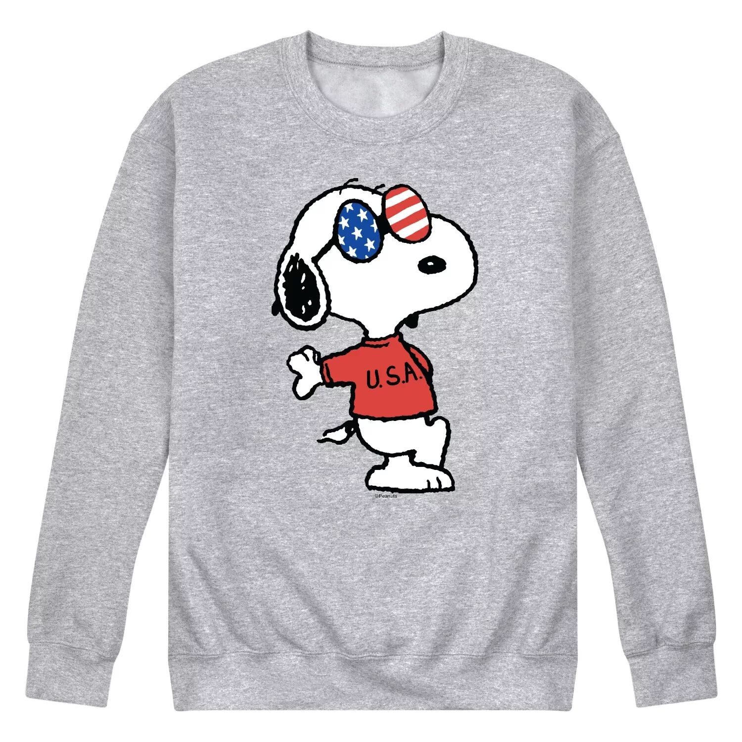

Мужской свитшот с рисунком Peanuts Snoopy Americana Licensed Character
