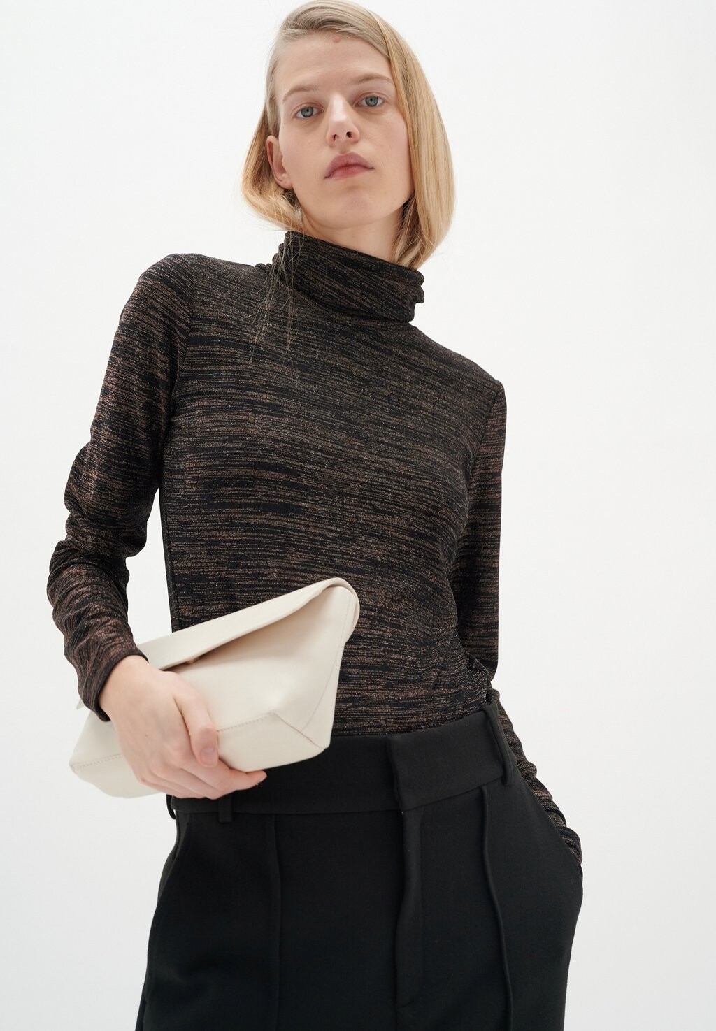 

Свитер JAFARIW TURTLE InWear, бронзовое омбре, Коричневый