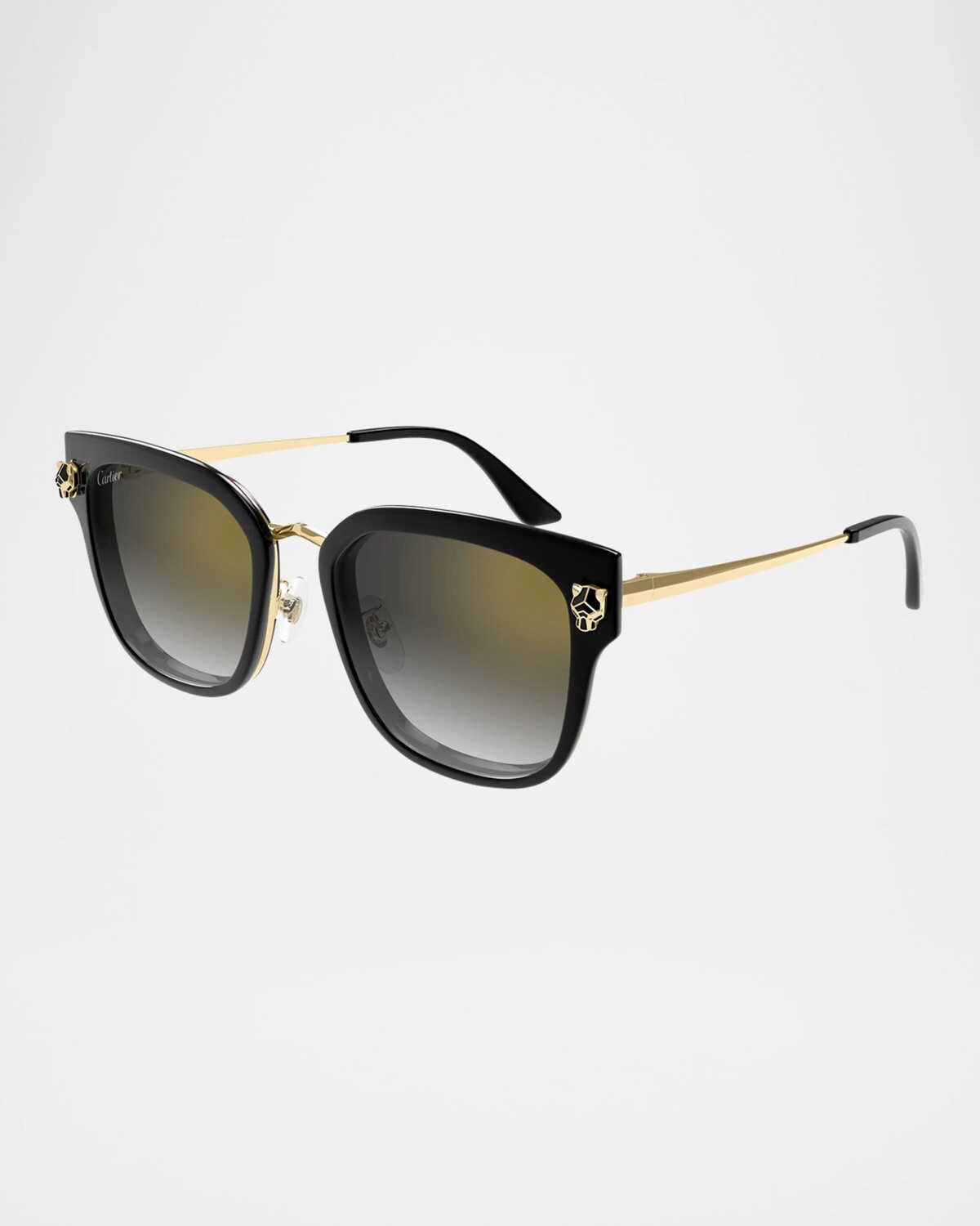 

CT0509SA Круглые солнцезащитные очки из ацетата Cartier, черный