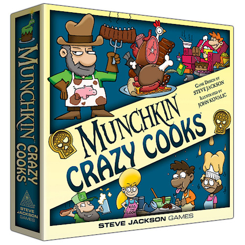 Настольная игра Munchkin Crazy Cooks Steve Jackson Games настольная игра one roll quest 2nd edition steve jackson games