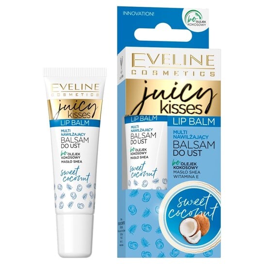 

Бальзам для губ «Кокос», 12 мл Eveline Cosmetics, Juicy Kisses