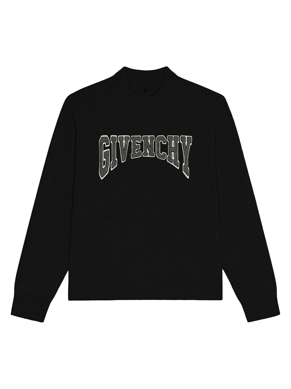 

Свитер из шерсти и кашемира с нашивками Givenchy, черный