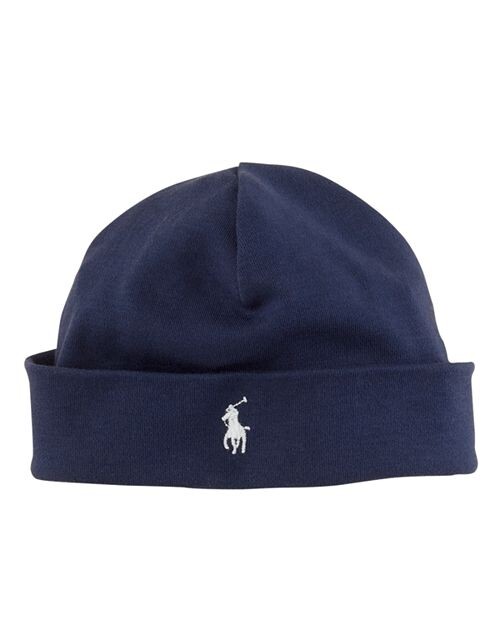 

Двусторонняя шапка унисекс Layette Ralph Lauren – для малышей Ralph Lauren, цвет Blue