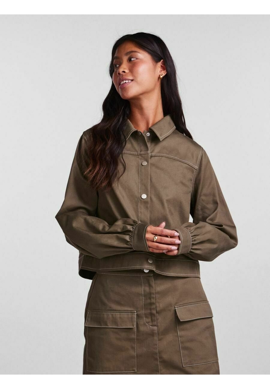 

Куртка Pieces PCOFELIA LS, цвет fir green