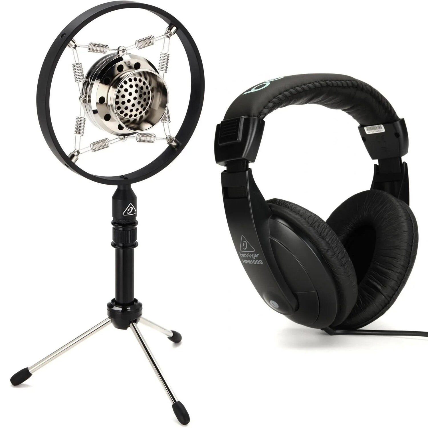 

Комплект винтажного USB-микрофона Behringer BV635 с пружинным креплением для потоковой передачи
