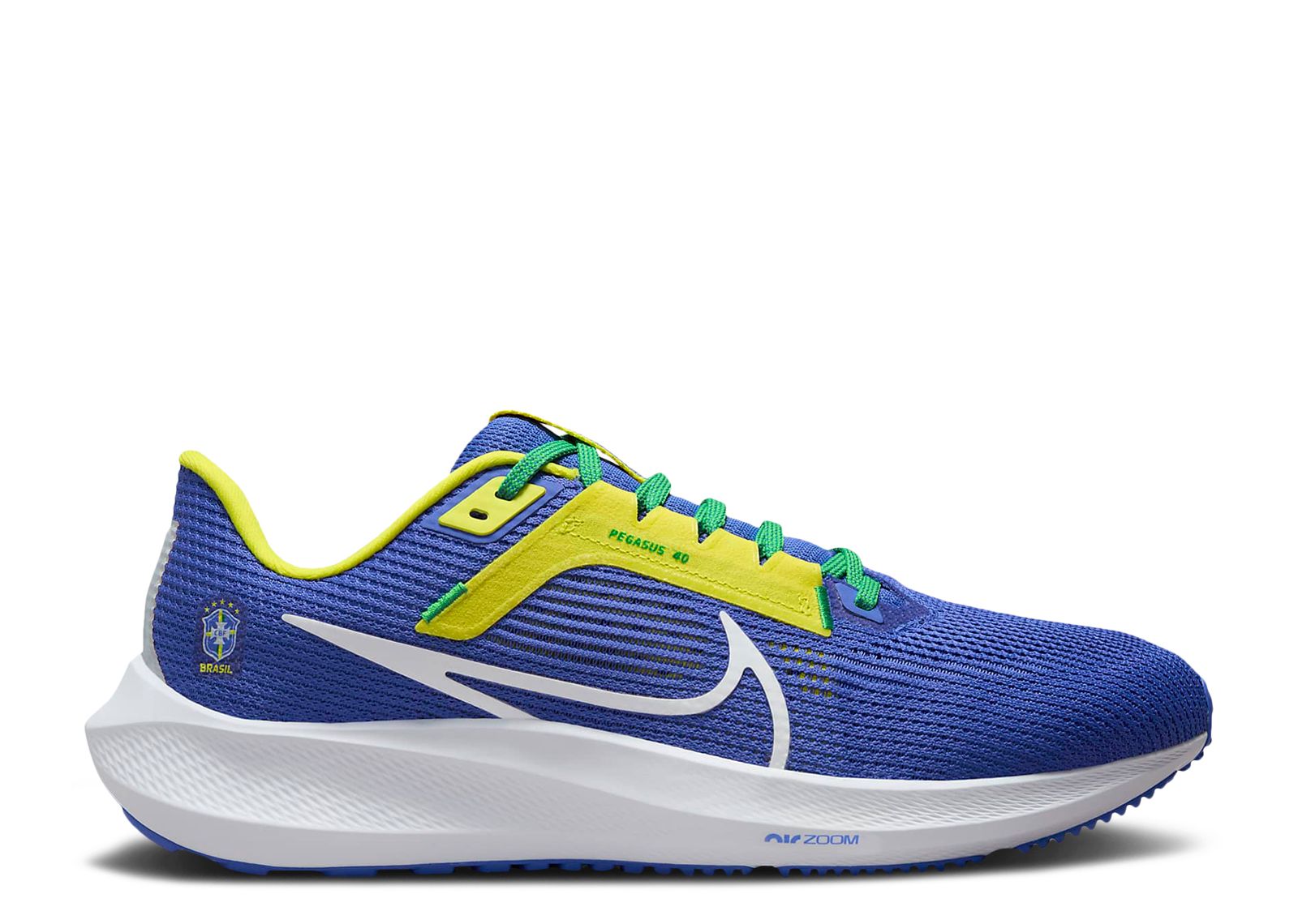 Кроссовки Nike Air Zoom Pegasus 40 'Brazil Cbf', синий чехол zoom cbf 1lp