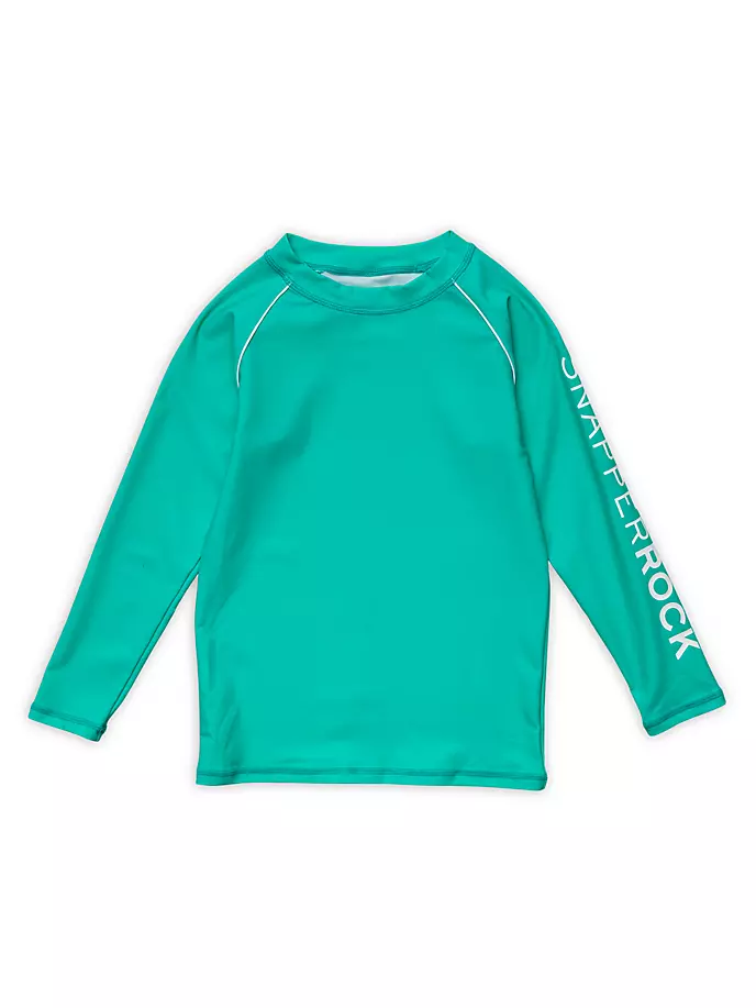 

Футболка с длинными рукавами Little Boy's & Boy's Coco Loco Rash Snapper Rock, зеленый