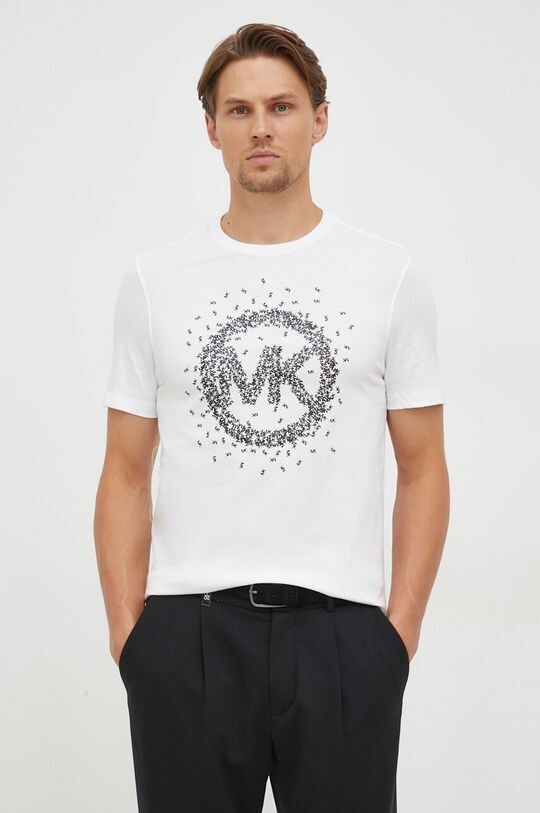 

Хлопковая футболка Michael Kors, белый