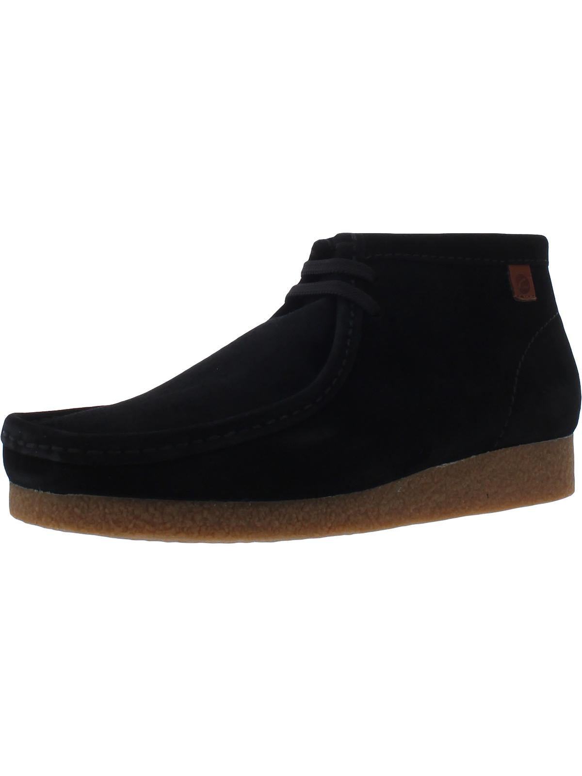 

Мужские замшевые мокасины Shacre Boot с удобной стелькой Clarks, цвет Black Suede