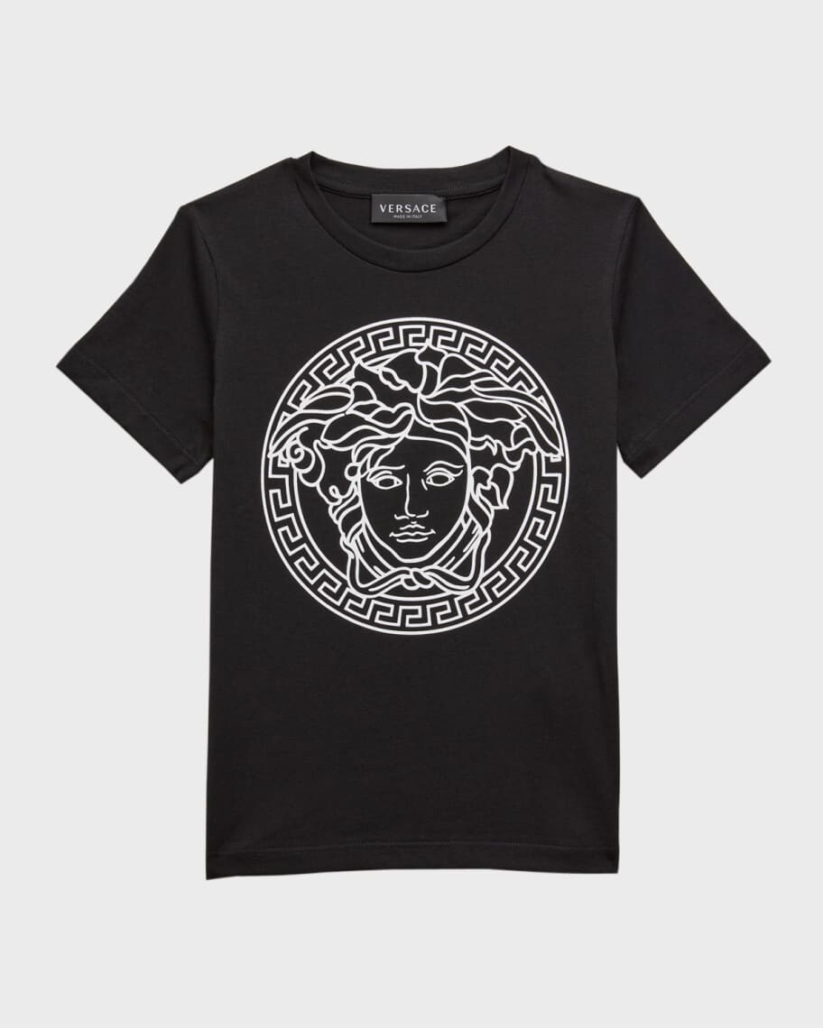

Детская футболка с принтом Medusa Head Crest, размер 4–6 Versace