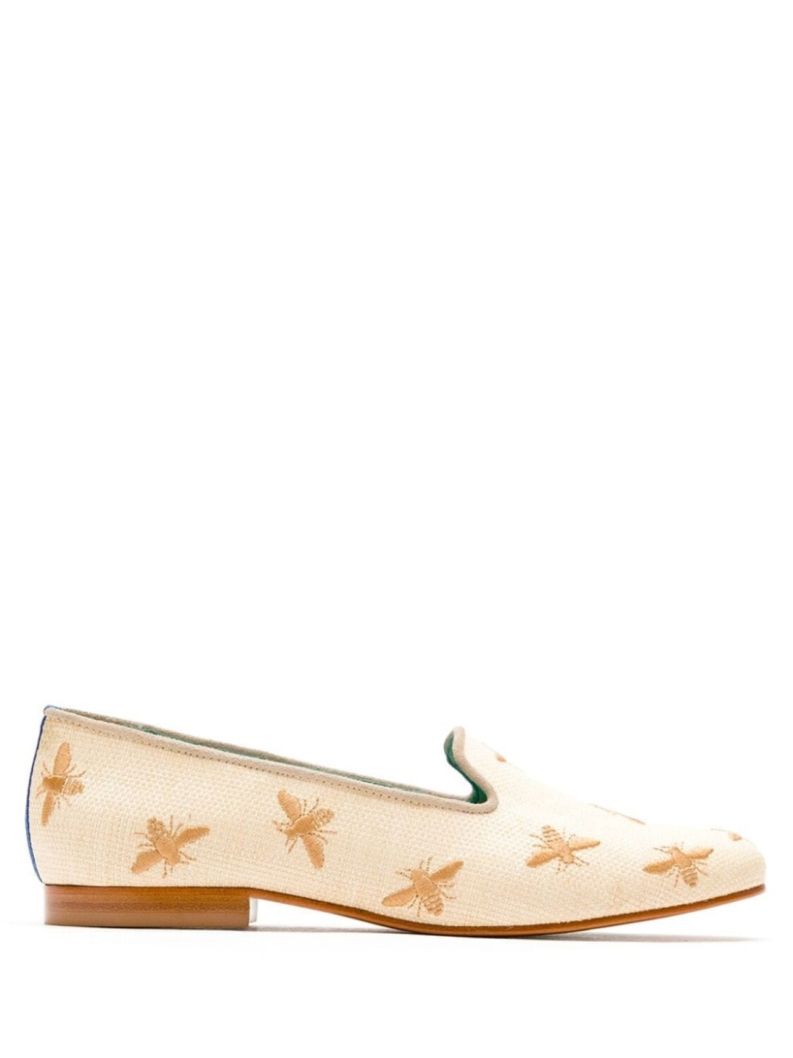 

Blue Bird Shoes соломенные лоферы Bees, нейтральный цвет