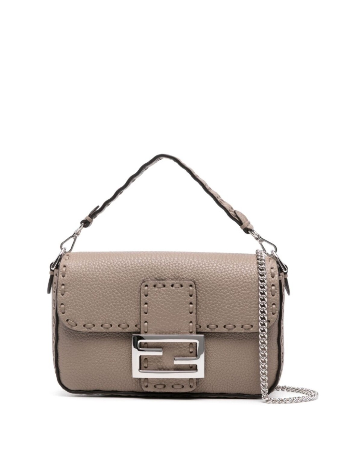 

FENDI мини-сумка через плечо Baguette, коричневый