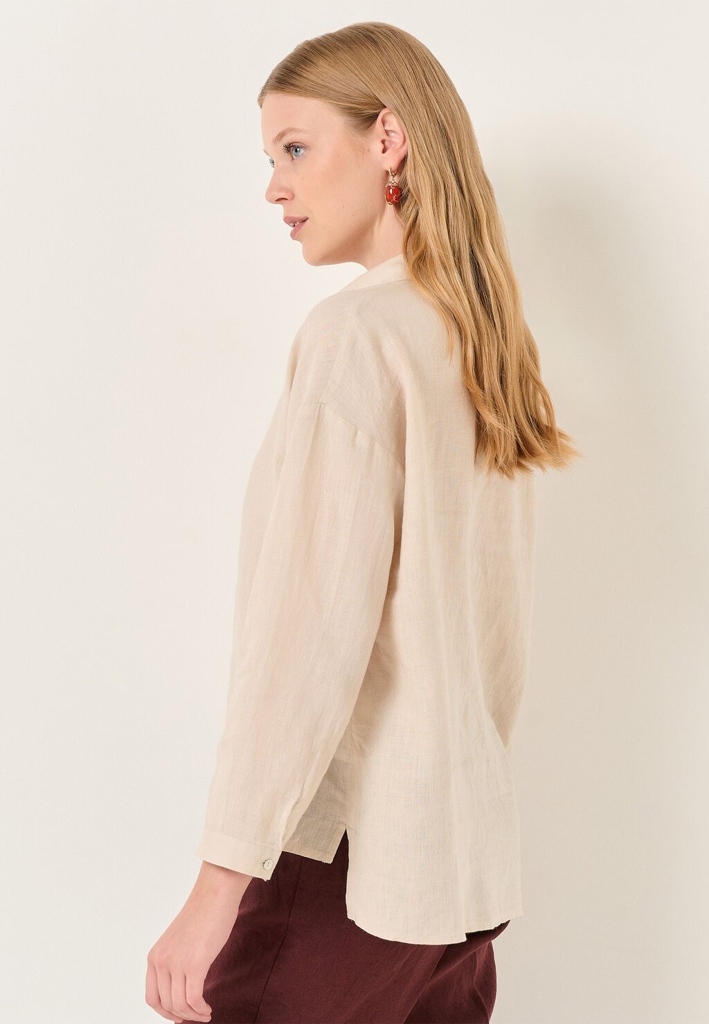 

Блузка на пуговицах LONG SLEEVE Jimmy Key, цвет Stone