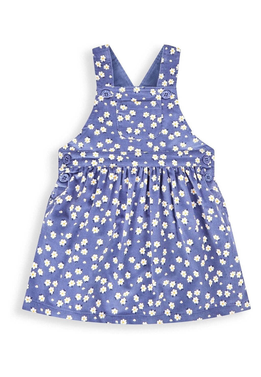 

Летнее платье Daisy Print Pinafore JoJo Maman Bébé, цвет navy