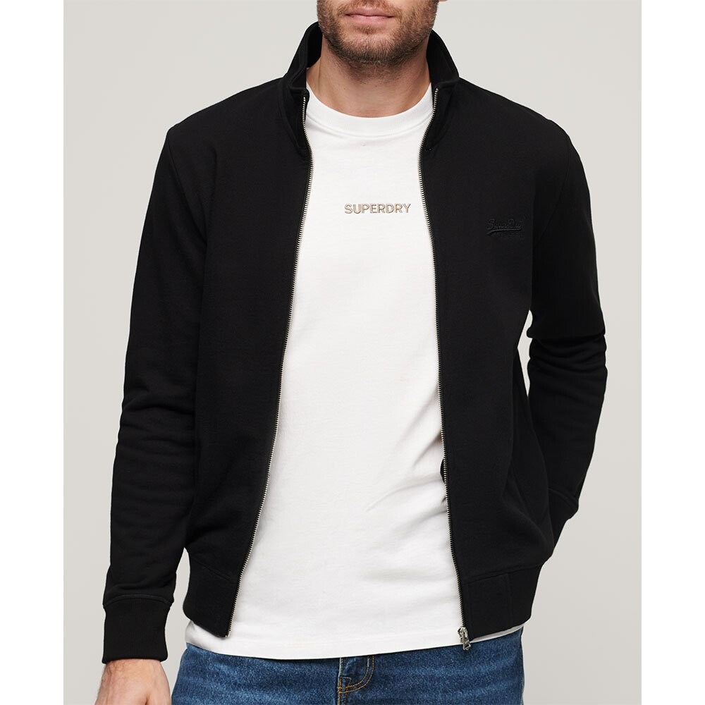

Толстовка Superdry Essential Logo Track Ub Full Zip, черный