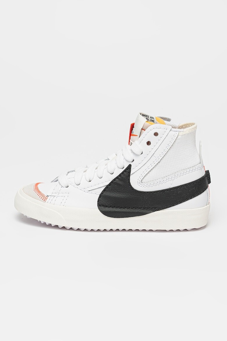 

Кожаные кроссовки Blazer Mid 77 футов Jumbo среднего профиля Nike, черный