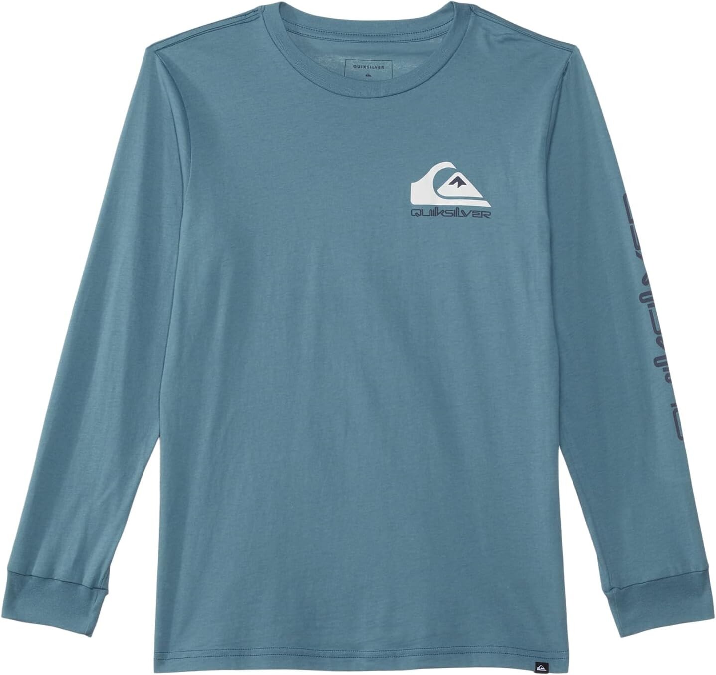 

Футболка Quiksilver Comp Logo Long Sleeve, цвет Blue Shadow