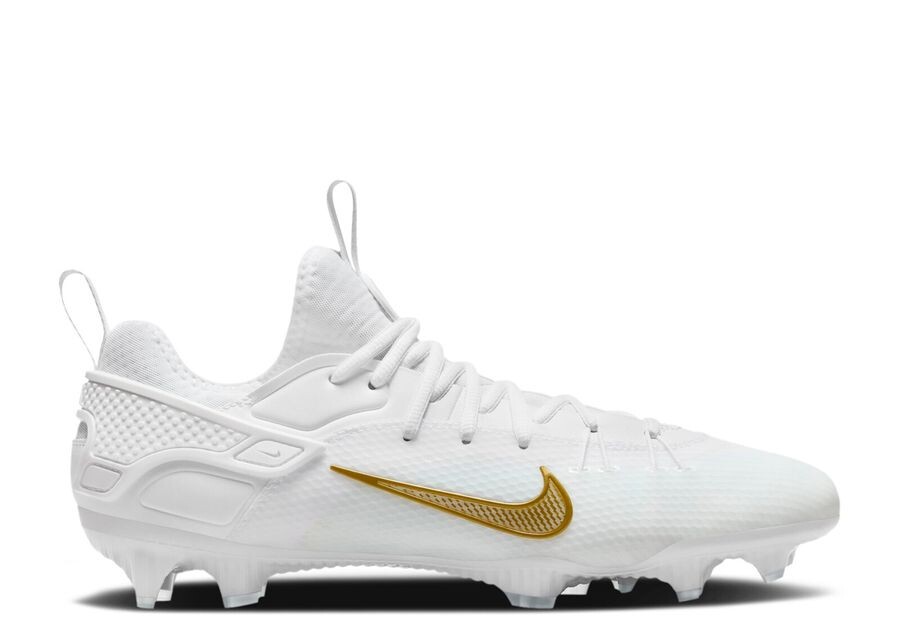 

Кроссовки Nike Huarache 9 Elite Low Lax 'White Metallic Vivid Gold', белый