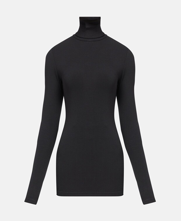 

Пуловер с высоким воротником Calvin Klein, цвет Caviar Black