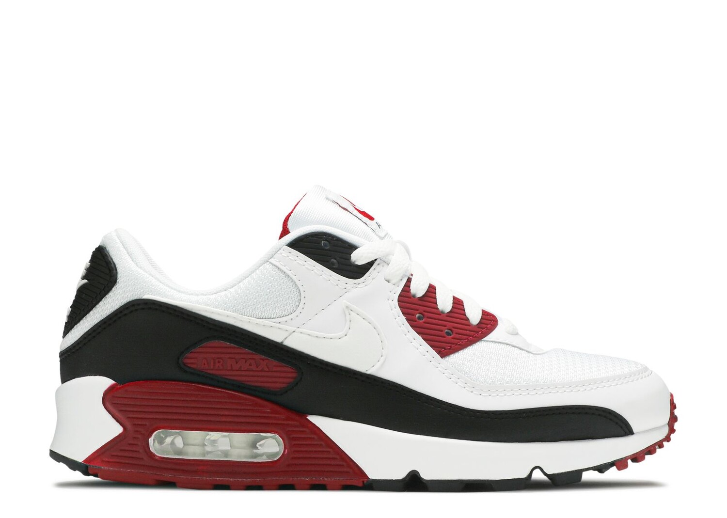 

Кроссовки Nike Air Max 90 'New Maroon', белый, Белый;черный