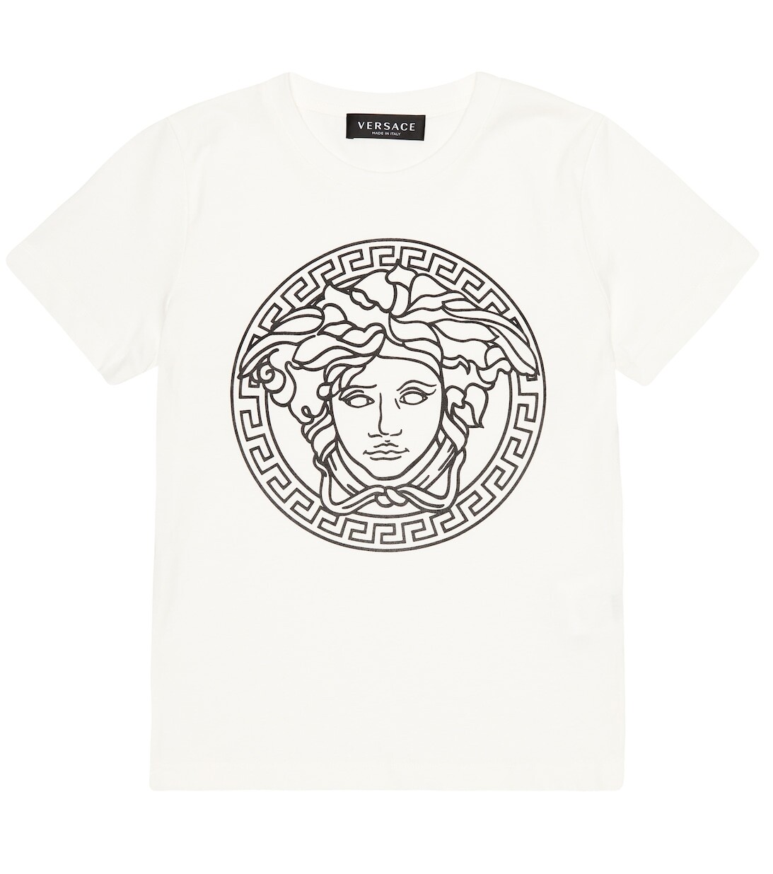 

Футболка с принтом Medusa из хлопка Versace, белый