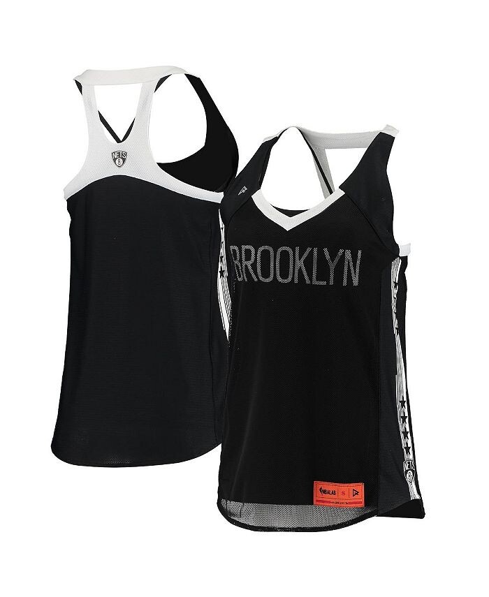 

Женская черная майка Brooklyn Nets Dual Team Qore, черный
