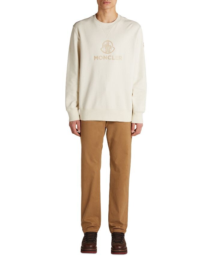 

Moncler Cosston Толстовка с логотипом из хлопка и кашемира, белый