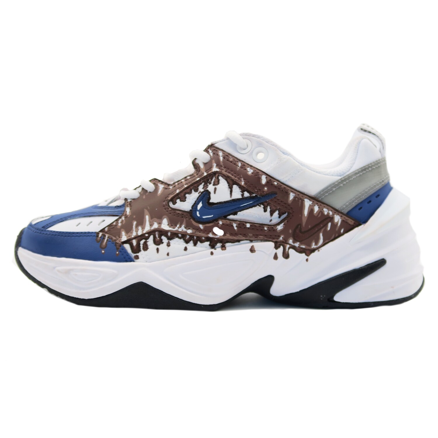 

Кроссовки Nike M2K Chunky Sneakers Women's Low-top White, белый/синий