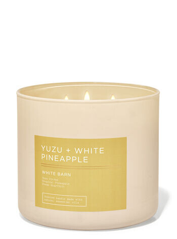 

Свеча с 3 фитилями Yuzu & White Pineapple, 14.5 oz / 411 g, Bath and Body Works