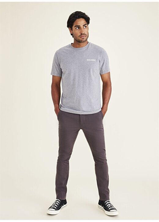 

Коричневые мужские брюки Skinny Leg с нормальной талией 75763-0048 Dockers, коричневый