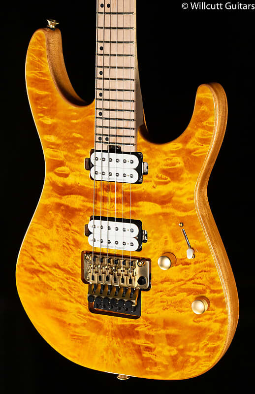 

Электрогитара Charvel Pro-Mod DK24 HH FR M Mahogany with Quilt Maple Maple Fingerboard Dark Amber