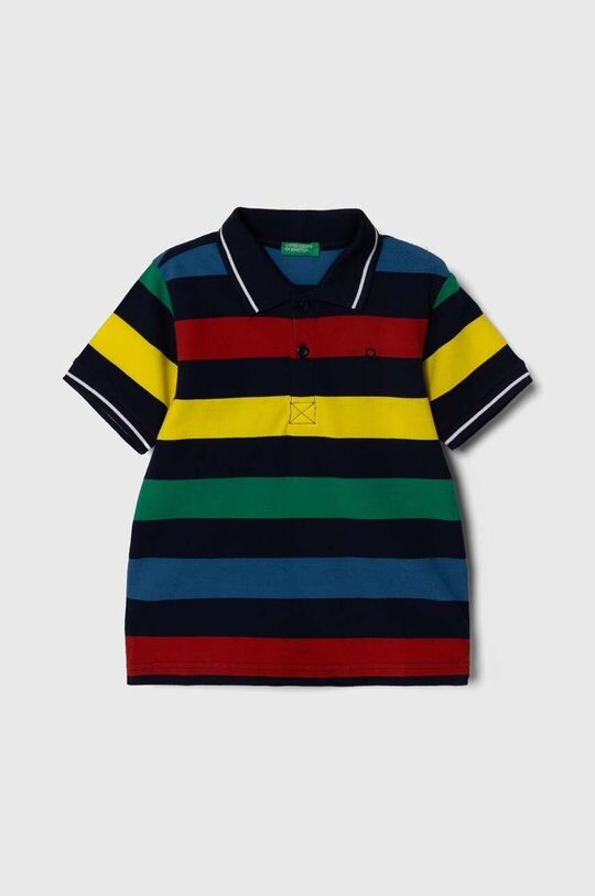 

United Colors of Benetton Детская хлопковая рубашка-поло, мультиколор