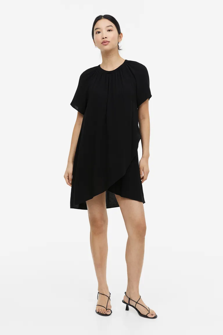 

Платье для кормления из крепа H&M, черный