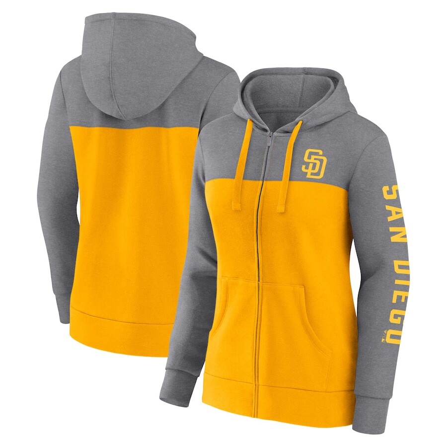 

Толстовка Fanatics Branded San Diego Padres, серый