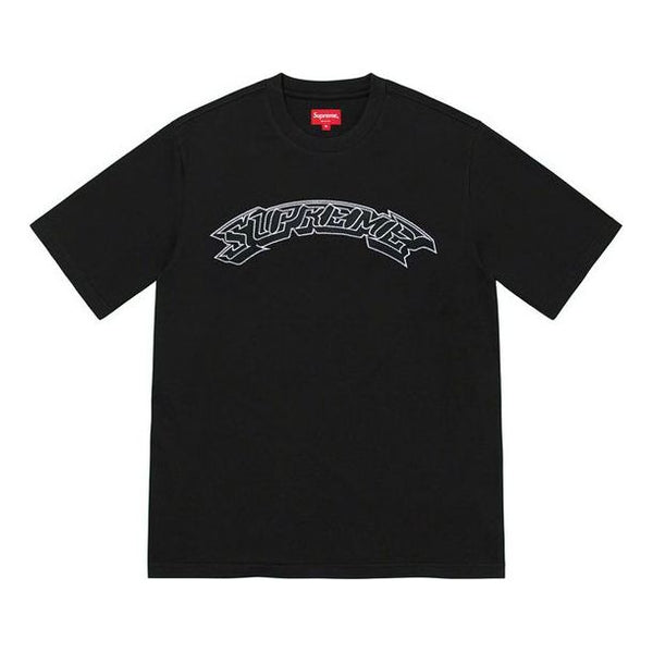 

Футболка Supreme SS22 Week 1 Applique Arc S/S Top Logo Tee, мультиколор