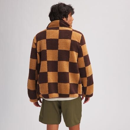 

Куртка MTN Checker Sherpa с молнией во всю длину мужская Stoic, цвет Brown Checker, Коричневый, Куртка MTN Checker Sherpa с молнией во всю длину мужская Stoic, цвет Brown Checker