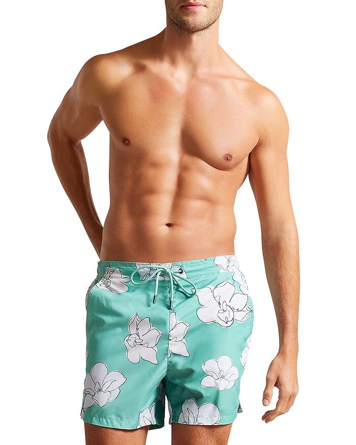 

Крупные плавки с цветочным принтом Campbell Ted Baker