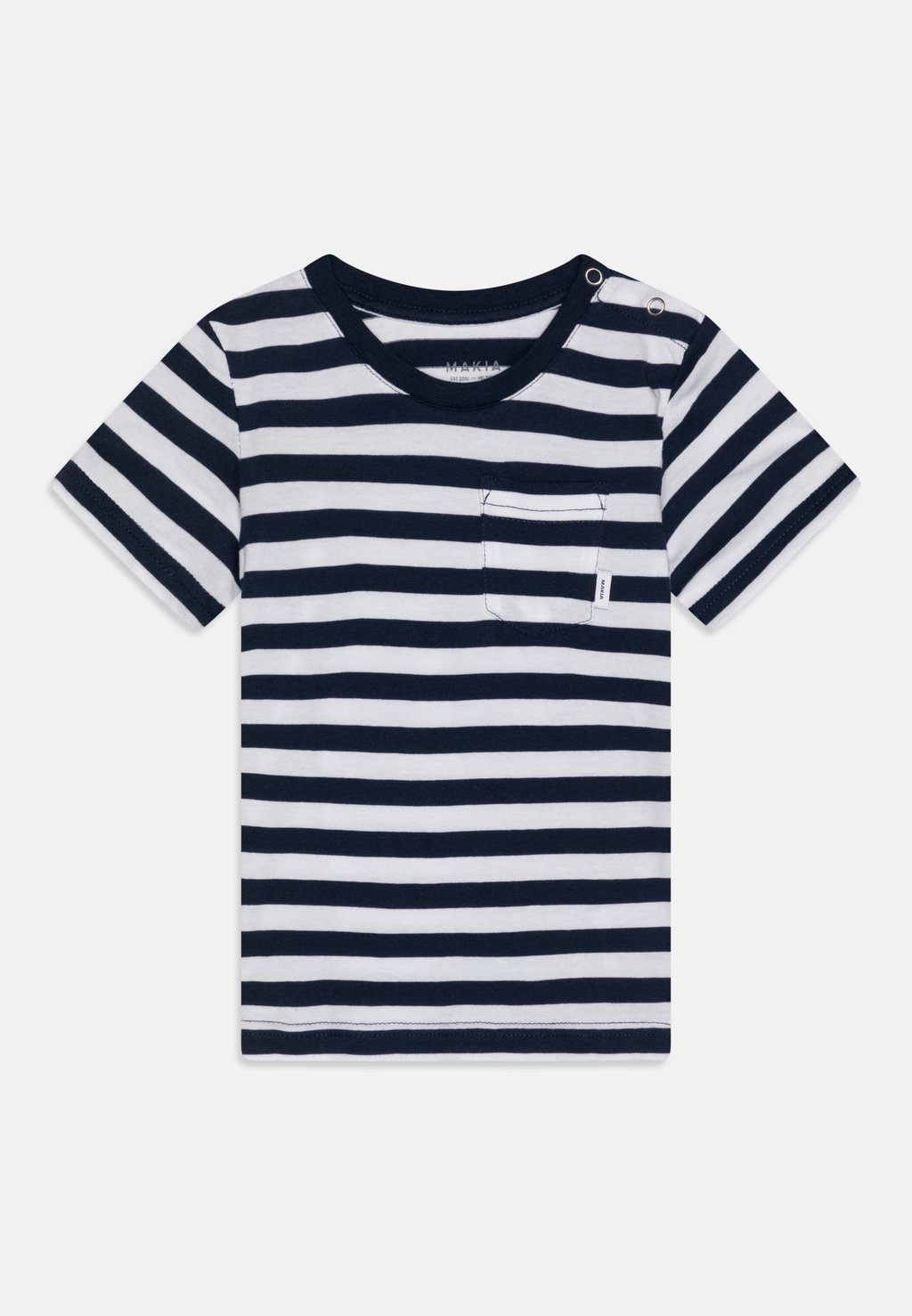 

Футболка с принтом VERKSTAD UNISEX Makia, цвет navy/white