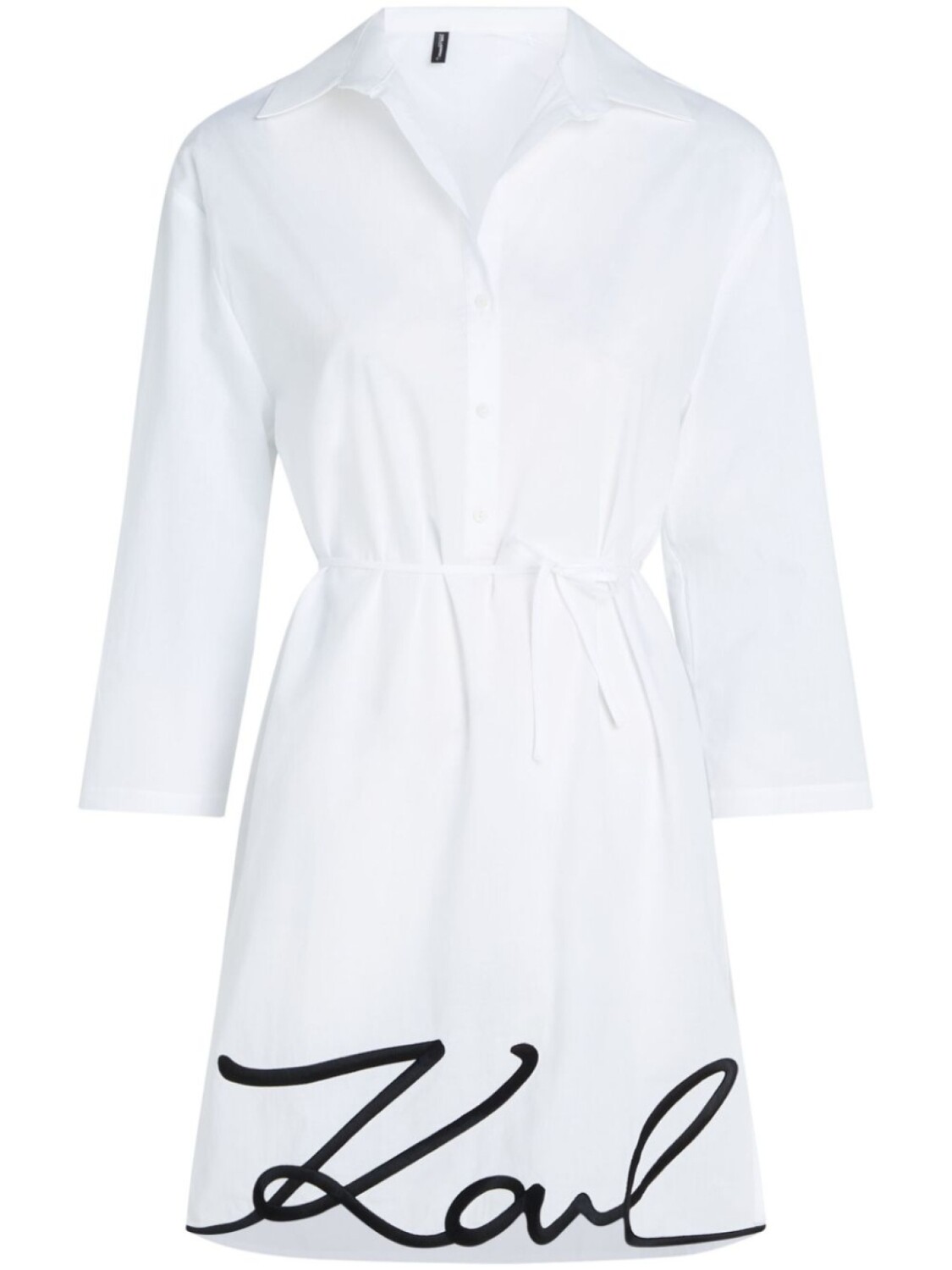 

Karl Lagerfeld пляжное платье Signature, белый