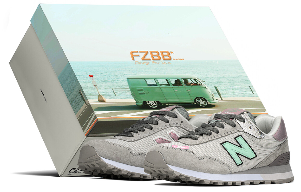 

Кроссовки женские NB 515 с низким верхом серые/зеленые/розовые New Balance