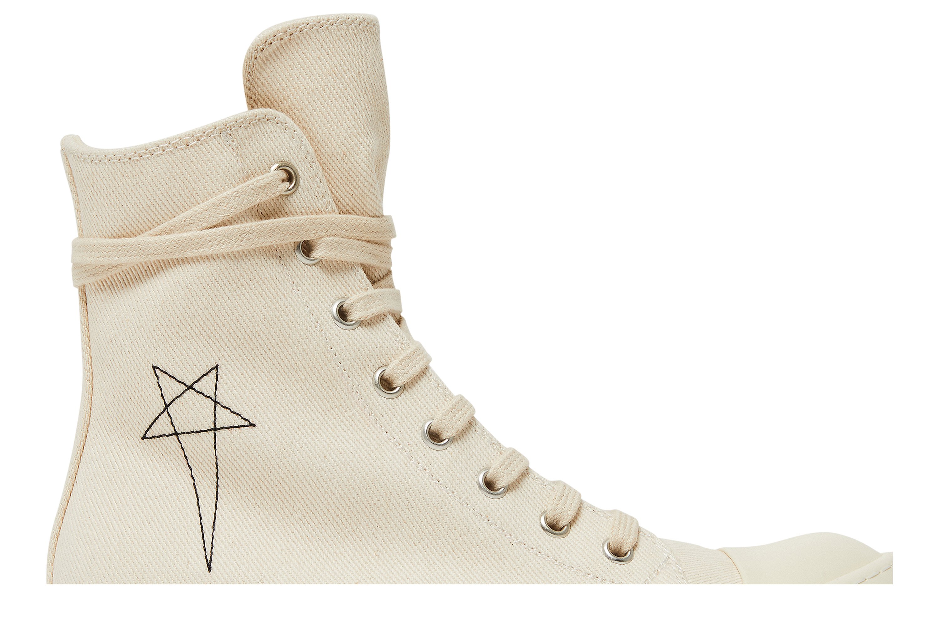 Высокие кроссовки Rick Owens Wmns DRKSHDW Fogachine Pentagram Embroidery  High, белый – заказать по доступной цене из-за рубежа в «CDEK.Shopping»