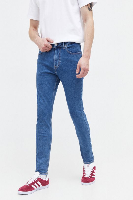 Джинсы Tommy Jeans, синий джинсы скинни melany tommy jeans curve черный деним