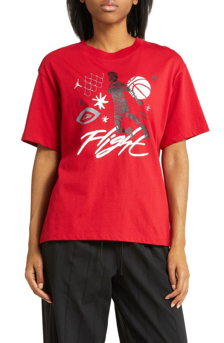 

Футболка Oversize с графическим принтом Flight JORDAN