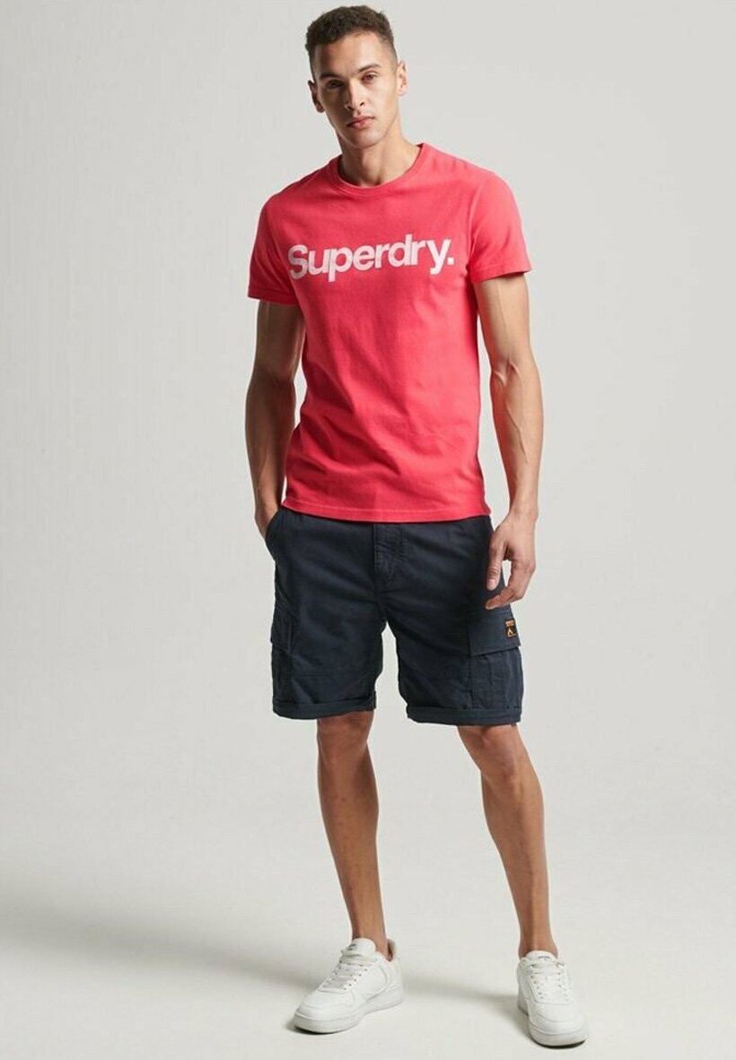 

Футболка с принтом Superdry, розовый