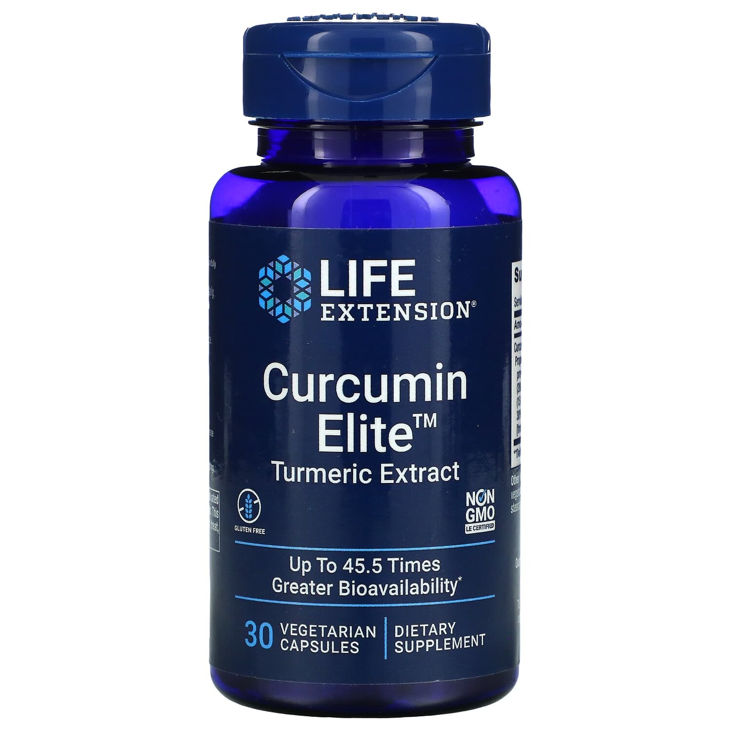 

Curcumin Elite, экстракт куркумы, 30 вегетарианских капсул, Life Extension