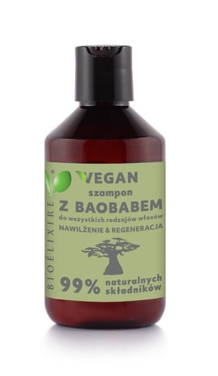 Интенсивно увлажняющий шампунь Baobab, 300 мл Bioelixire, Vegan цена и фото